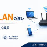 Wi-Fiと無線LANの違いを解説するネットワークイメージ